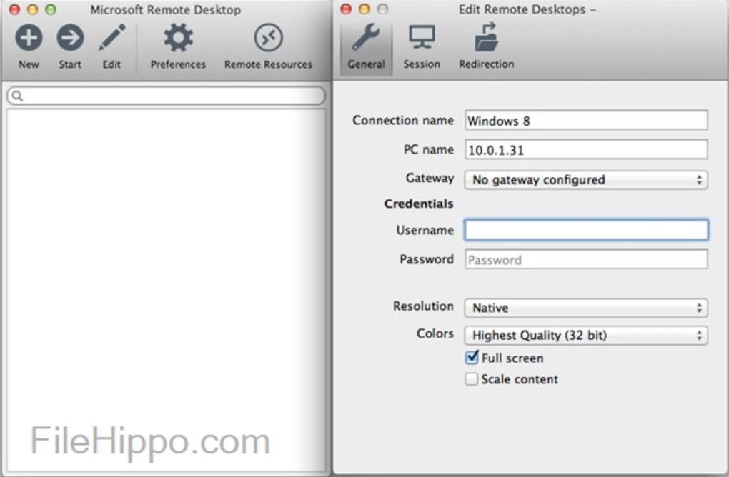 microsoft remote desktop connection client for mac 8.0